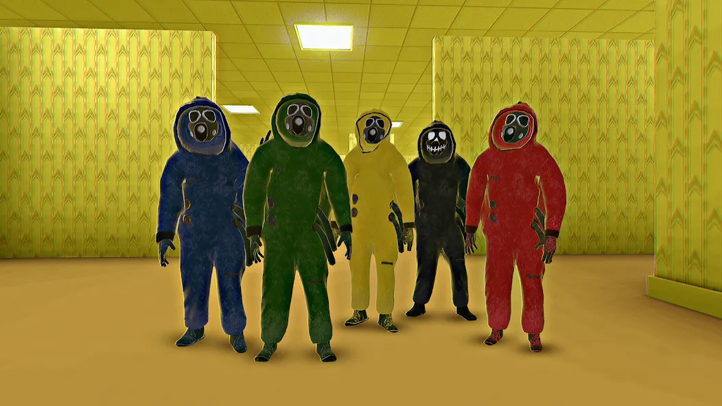 Hide in The Backrooms Nextbots [MOD: новые уровни и быстрый бег] Screenshot 2