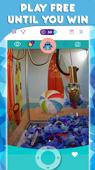 Real Claw Machine &amp; Crane Game [MOD: безлимитные монеты и призы] Screenshot 1