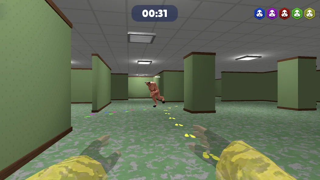 Horror Hide - Backrooms Escape [MOD: безлимитные подсказки и открыты все уровни] Screenshot 5