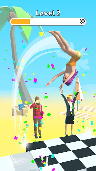 Human Flip: Jump Master Game [MOD: безлимитные монеты и суперпрыжок] Screenshot 2