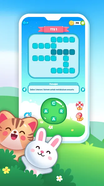 Acak Kata - Teka Teki Silang [MOD: подсказки без ограничений и все уровни открыты] Screenshot 3