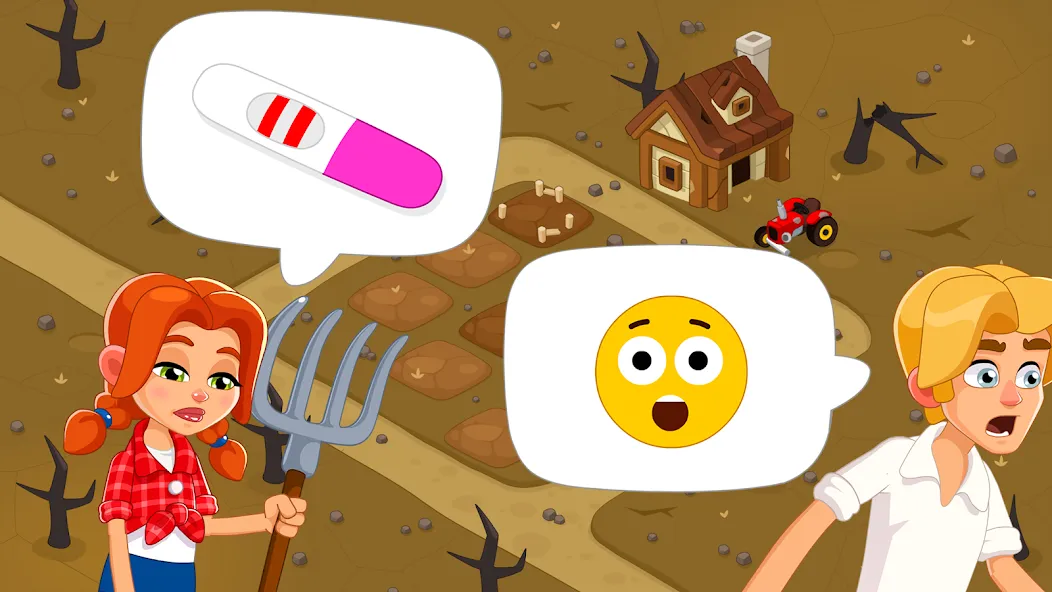 Idle Farm Game Offline Clicker [MOD: безлимитные монеты и ускоренная прокачка] Screenshot 1