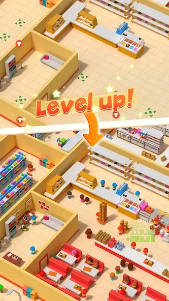 My Idle Supermarket Simulator [MOD: безлимитные деньги и всё открыто] Screenshot 5