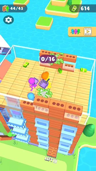 Tower Master: Collect &amp; Build [MOD: безлимитные монеты и ресурсы] Screenshot 1