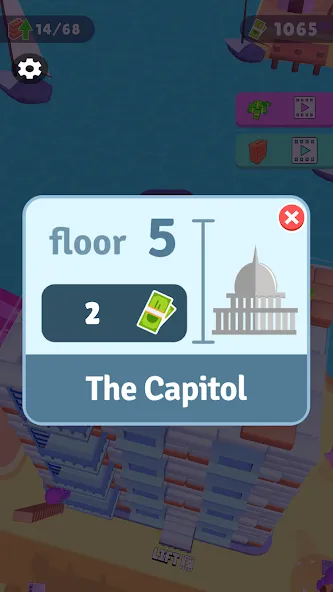 Tower Master: Collect &amp; Build [MOD: безлимитные монеты и ресурсы] Screenshot 3