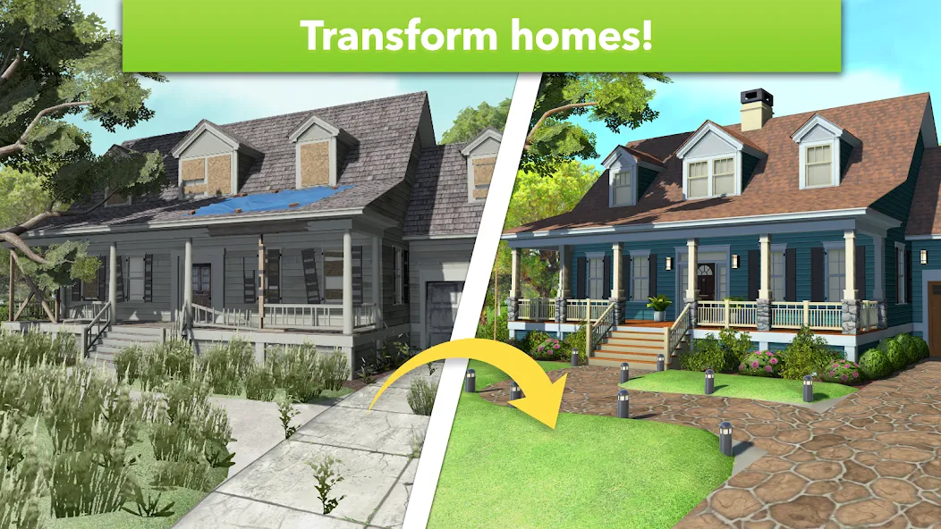 Home Design Makeover [MOD: безлимитные деньги и подсказки] Screenshot 2