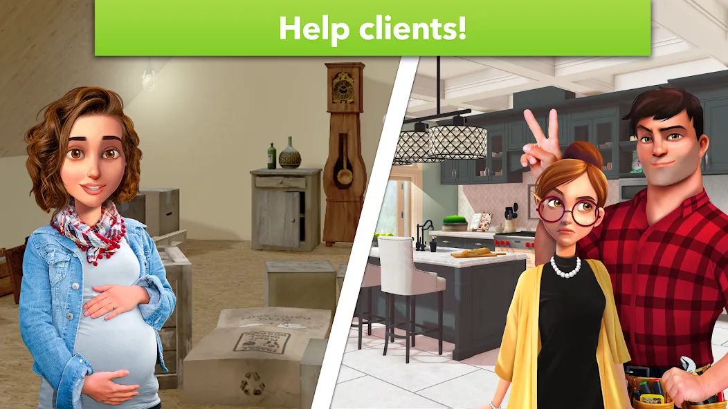 Home Design Makeover [MOD: безлимитные деньги и подсказки] Screenshot 4