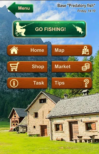 Fishing Baron - fishing game [MOD: безлимитные деньги и редкие снасти] Screenshot 1
