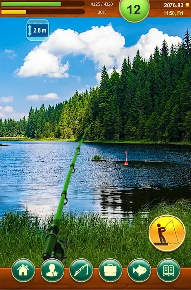 Fishing Baron - fishing game [MOD: безлимитные деньги и редкие снасти] Screenshot 2