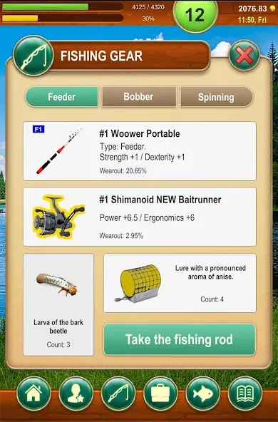 Fishing Baron - fishing game [MOD: безлимитные деньги и редкие снасти] Screenshot 4