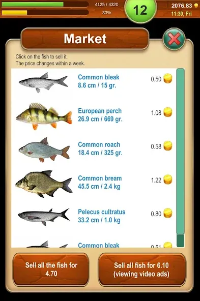 Fishing Baron - fishing game [MOD: безлимитные деньги и редкие снасти] Screenshot 5