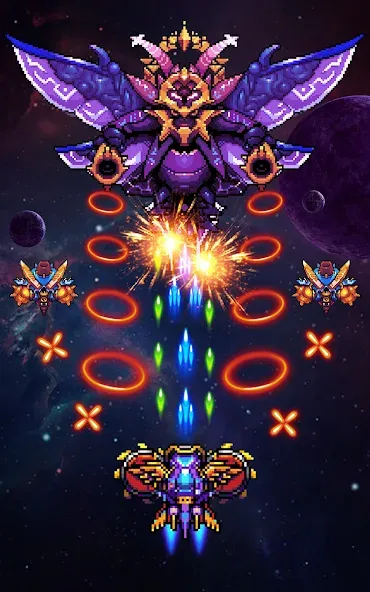 Falcon Squad - Galactica [MOD: много денег и бесконечные жизни] Screenshot 3