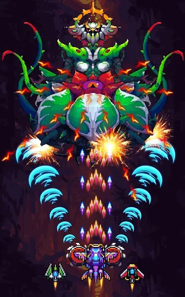Falcon Squad - Galactica [MOD: много денег и бесконечные жизни] Screenshot 4