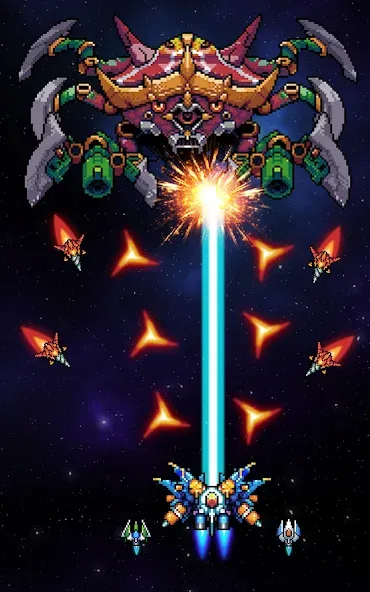 Falcon Squad - Galactica [MOD: много денег и бесконечные жизни] Screenshot 5
