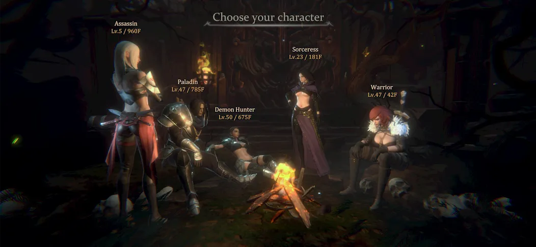 Dark Throne : The Queen Rises [MOD: безлимитные деньги и открытые герои] Screenshot 5