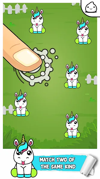 Unicorn Evolution Merge Kawaii [MOD: безлимитные монеты и кристаллы] Screenshot 1