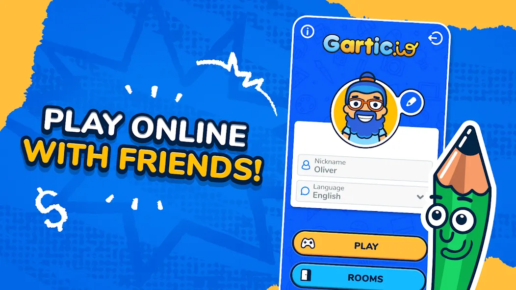 Gartic.io - Draw, Guess, WIN [MOD: больше времени на рисование] Screenshot 2