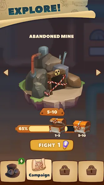 Merge Battles: Puzzle Combat [MOD: безлимитные деньги и энергия] Screenshot 1