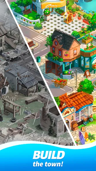 Travel Town - Merge Adventure [MOD: безлимитные монеты и энергия] Screenshot 3