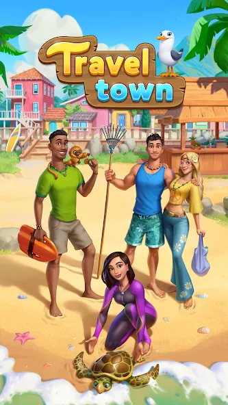 Travel Town - Merge Adventure [MOD: безлимитные монеты и энергия] Screenshot 5
