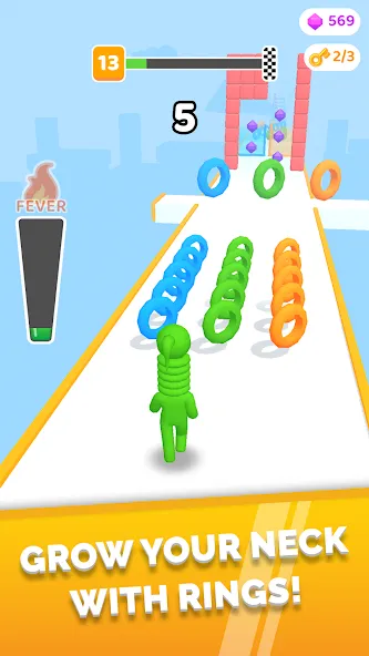 Long Neck Run [MOD: безлимитные деньги и открыты все уровни] Screenshot 1