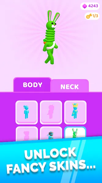 Long Neck Run [MOD: безлимитные деньги и открыты все уровни] Screenshot 4