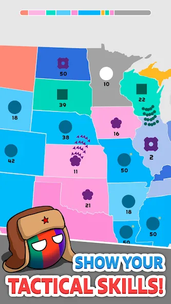 State.io — Conquer the World [MOD: безлимитные деньги и все территории] Screenshot 3