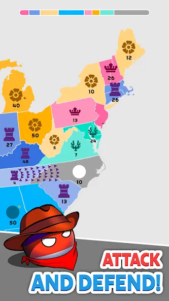 State.io — Conquer the World [MOD: безлимитные деньги и все территории] Screenshot 4