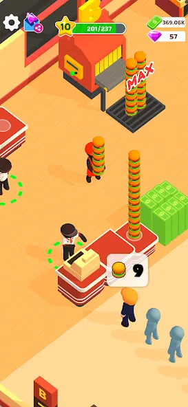 Burger Please! [MOD: безлимитные деньги и ресурсы] Screenshot 1