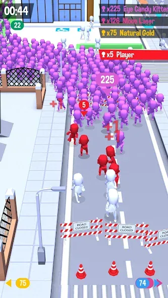 Crowd City [MOD: безлимитные монеты и быстрый рост толпы] Screenshot 2
