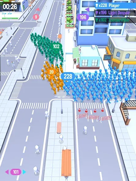 Crowd City [MOD: безлимитные монеты и быстрый рост толпы] Screenshot 5