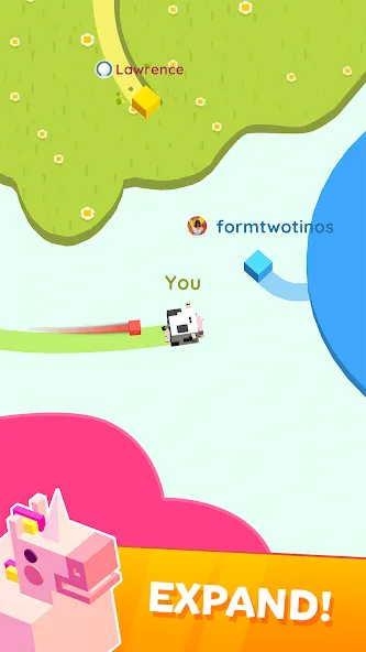 Paper.io 2 [MOD: без рекламы и бесконечная энергия] Screenshot 2