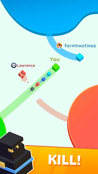 Paper.io 2 [MOD: без рекламы и бесконечная энергия] Screenshot 3