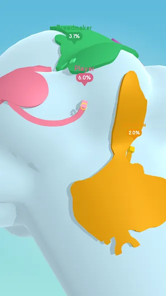 Paper.io 3D [MOD: без рекламы и все скины] Screenshot 5