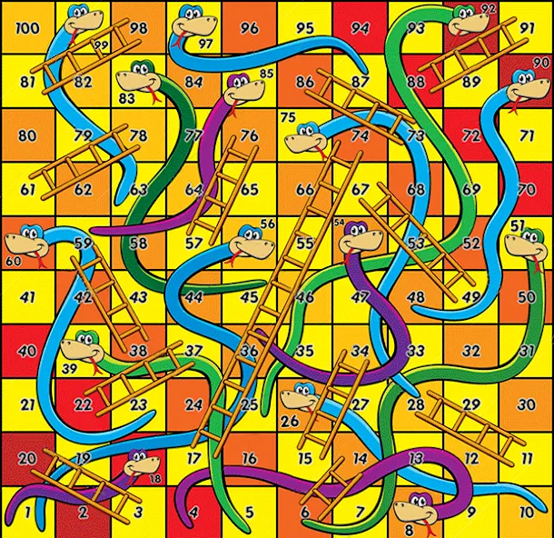 Snake and ladder [MOD: без рекламы и бесконечные ходы] Screenshot 3