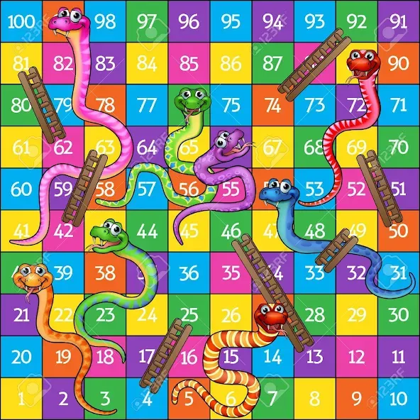 Snake and ladder [MOD: без рекламы и бесконечные ходы] Screenshot 4