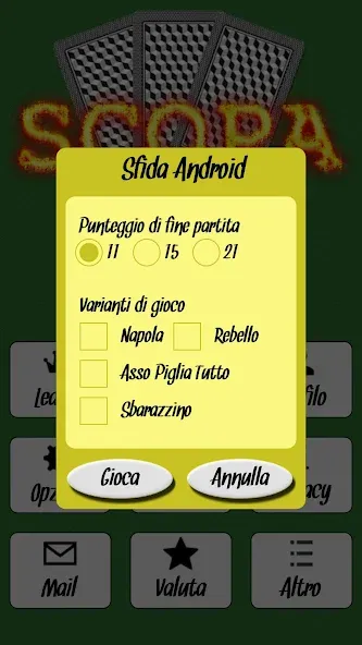 Scopa [MOD: безлимитные монеты и подсказки] Screenshot 3