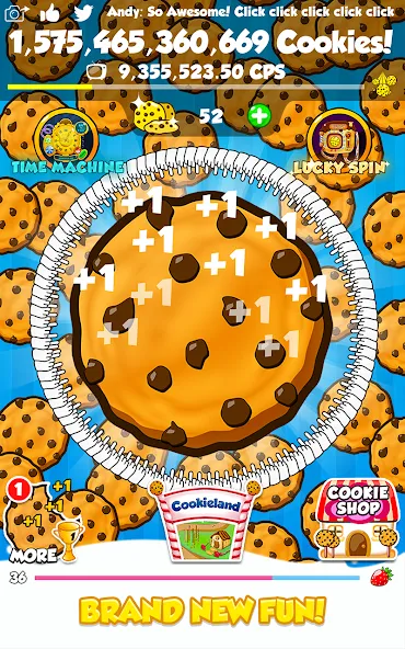 Cookie Clickers 2 [MOD: безлимитные печенья и ускоренная прокачка] Screenshot 1