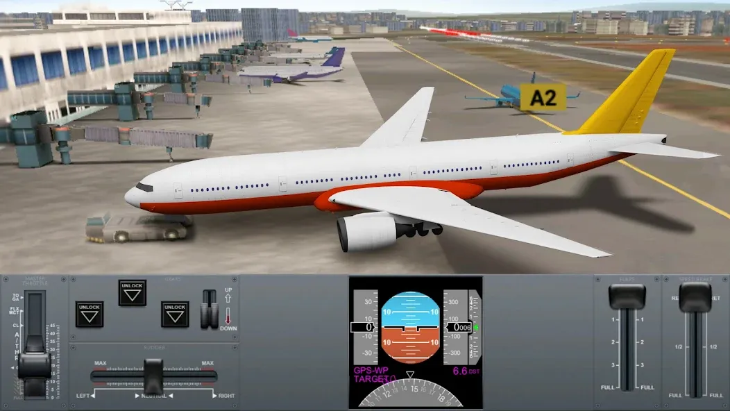 Airline Commander: Flight Game [MOD: безлимитные деньги и топливо] Screenshot 2