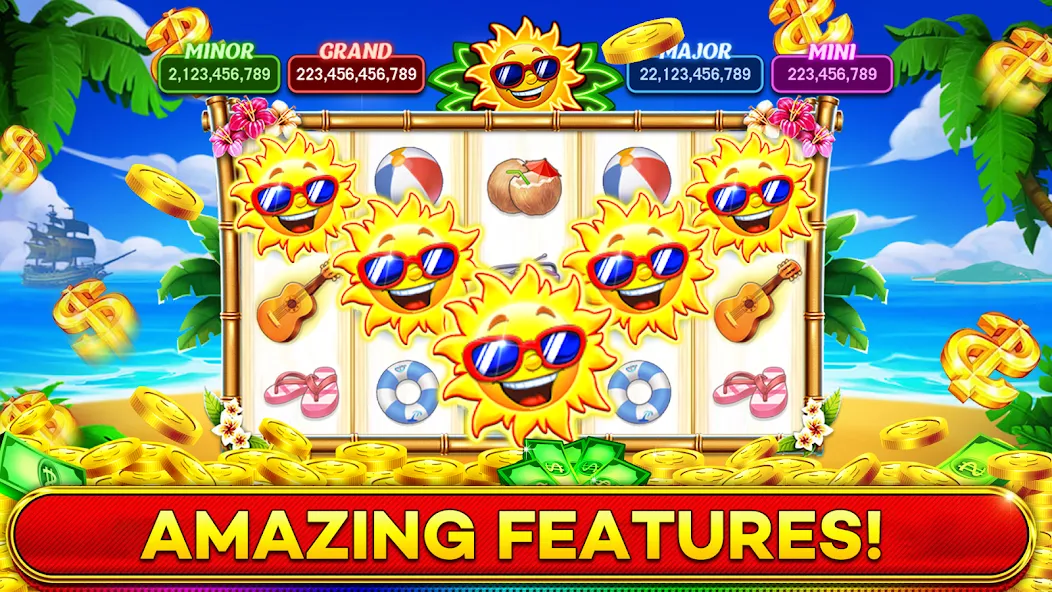 Jackpot Boom Casino Slot Games [MOD: безлимитные монеты и бонусы] Screenshot 4
