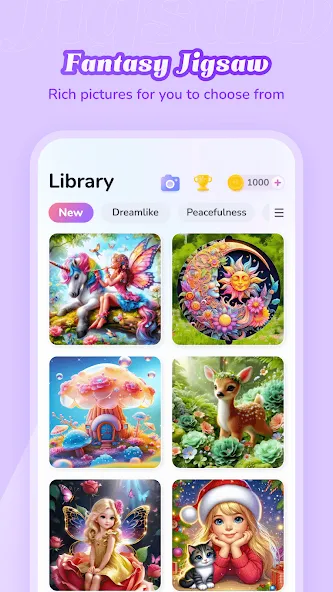 Fantasy Jigsaw - HD Puzzle [MOD: пазлы высокого качества без рекламы] Screenshot 3