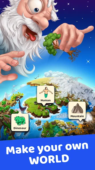 Doodle God: Infinite Alchemy [MOD: безлимитные ресурсы и все элементы открыты] Screenshot 1