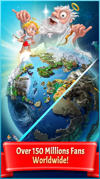 Doodle God Planet Blitz [MOD: безлимитные ресурсы и все планеты открыты] Screenshot 1