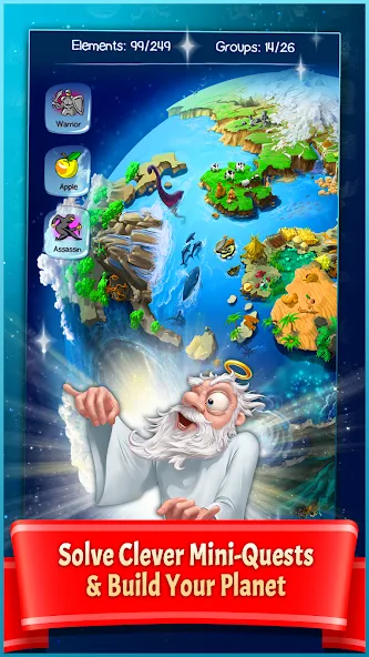 Doodle God Planet Blitz [MOD: безлимитные ресурсы и все планеты открыты] Screenshot 4