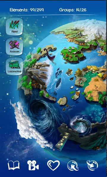 Doodle God Аlchemy [MOD: открыты все элементы и подсказки] Screenshot 3