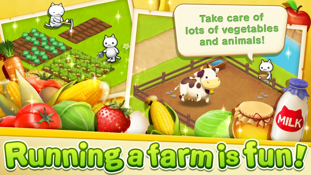 Meow Meow Star Acres [MOD: много денег и все питомцы] Screenshot 2