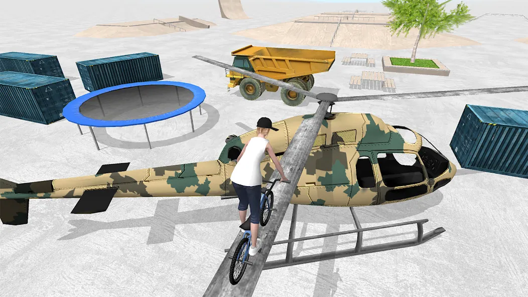 BMX Space [MOD: безлимитные деньги и все трюки] Screenshot 3