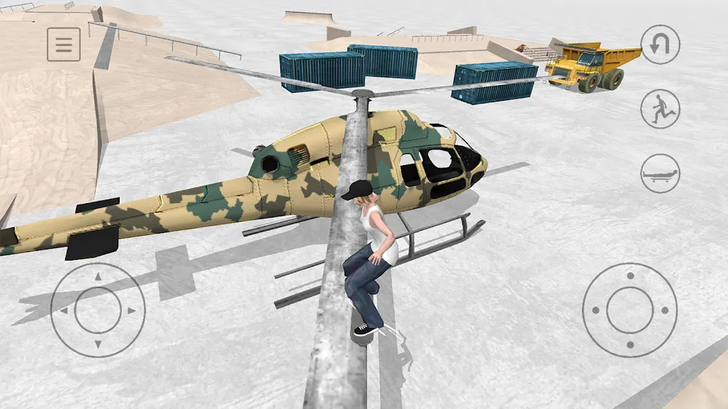 Skate Space [MOD: безлимитные деньги и все трюки открыты] Screenshot 2