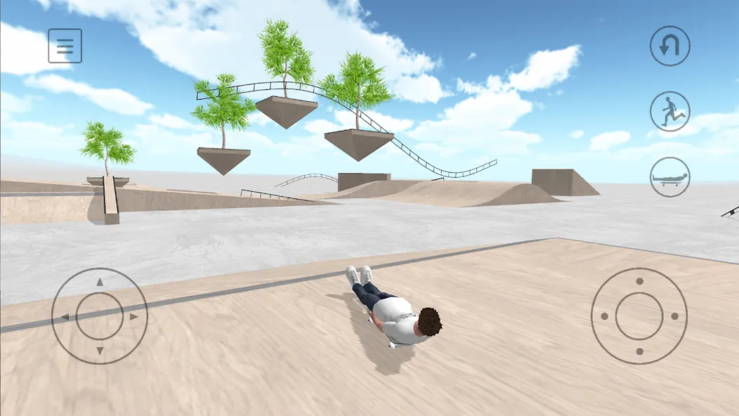 Skate Space [MOD: безлимитные деньги и все трюки открыты] Screenshot 3