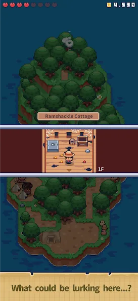 Tiny  Island Survival [MOD: безлимитные ресурсы и здоровье] Screenshot 3